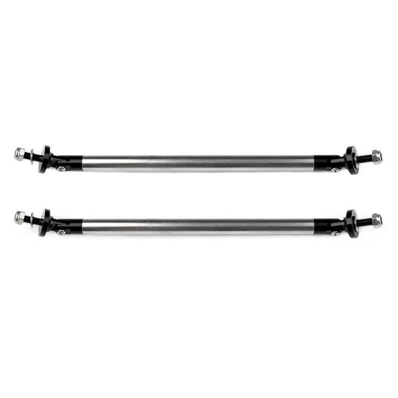 O'Reilly – Black Aluminum Forward Metal Sanded Splitter Rods Support Stabilizer (E10493701CP)For Universal – 2 Piece