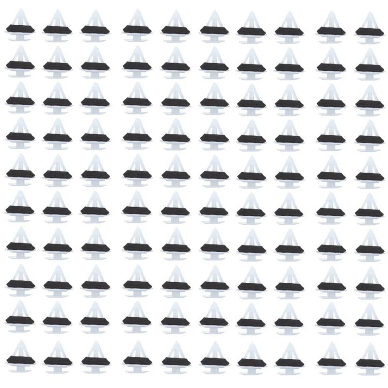 O'Reilly – Nylon White fender bumper fastener Auto clips(G18K51SJ3)-100Piece