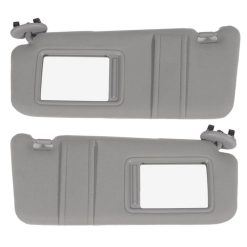 O'Reilly Auto Parts – Left & Right Sun Visor Gray without Sunroof for Toyota (7432006780B0)- 2 PCS