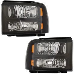 O'Reilly – Headlight Assembly (6C3Z13008AB ) for Ford F- 1 Pair