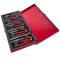 O'Reilly Auto Parts – 131x Thread Repair Set Stripped Rethread Metric M5 M6 M8 M10 M12 Service Set