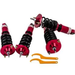 O'Reilly Auto Parts – 4pcs Coilovers Bundle for Mazda Miata MX5 NA NB 1990-2005 24-Step Adjustable Damper