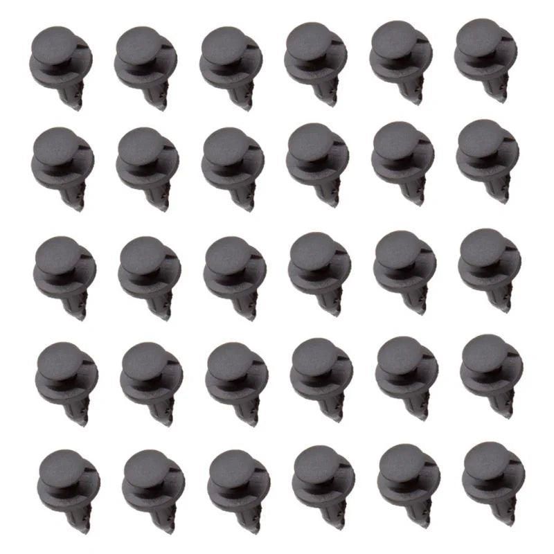 O'Reilly – Nylon Black fender bumper fastener Auto clips(21077123)- 30Piece