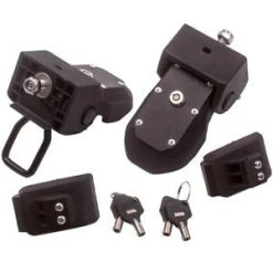 O'Reilly – Pair Forward Hood Latch Locking Catch + Rubber Pads for Wrangler JL JLU 2018-2019