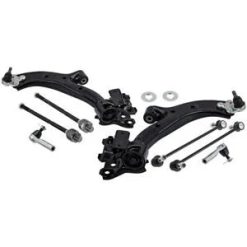 O'Reilly – 8 Pcs Suspension Bundle Inner Outer Tie Rod Ends for Honda CR-V 2007 – 2011 Black