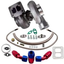 O'Reilly Auto Parts – GT45 Universal Turbo Charger 1.05 A/R + Oil Drain Feed & Return Line kits