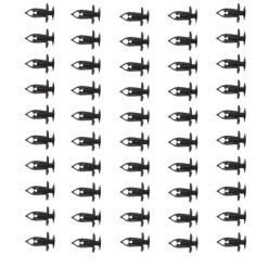 O'Reilly – Nylon Black fender bumper fastener Auto clips(21030249)- 50Piece