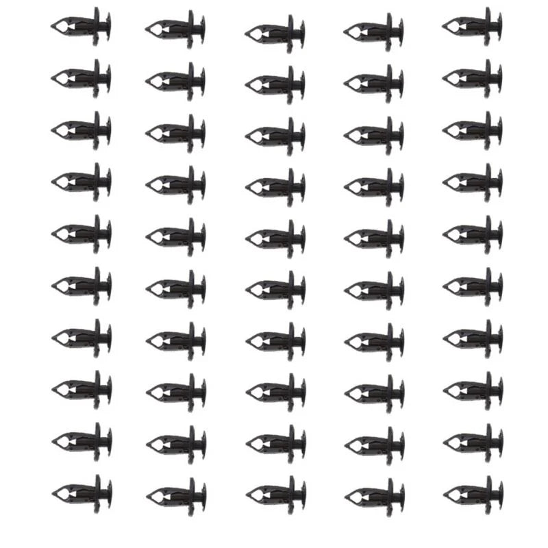 O'Reilly – Nylon Black fender bumper fastener Auto clips(21030249)- 50Piece