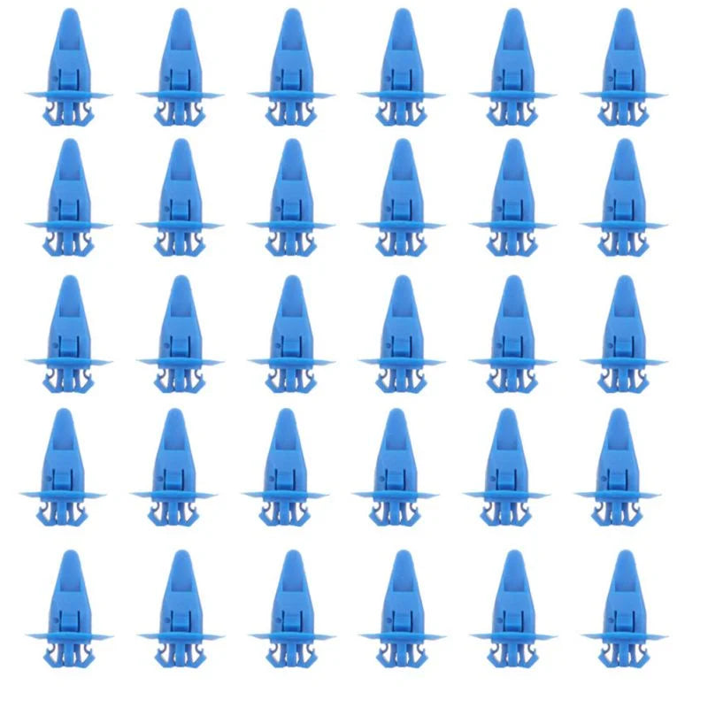 O'Reilly – Nylon Blue fender bumper fastener Auto clips(90904-67036 )-30 Piece