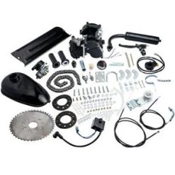 O'Reilly Auto Parts – 80cc Bicycle Motor Bundle Bike Cycling Motorized 2-Stroke Petrol Engine Bundle Black