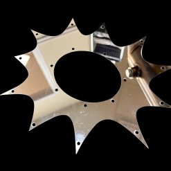 Alternative view of O'Reilly Auto Parts – Universal Exhaust Plate Hood Exit Fender Bumper Pipe Shield