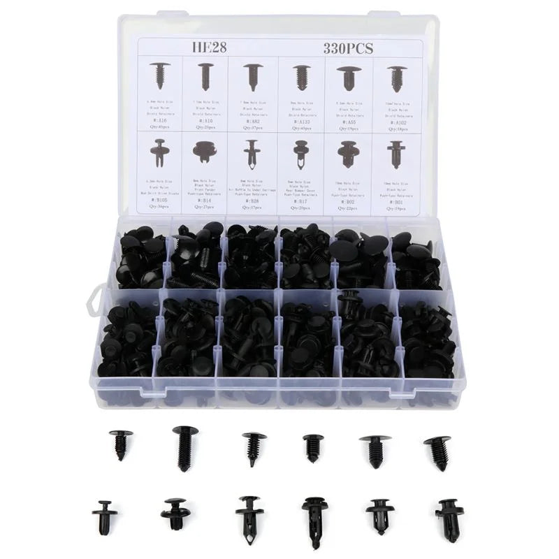 O'Reilly – Car Push Pin Rivet Trim Clip Panel Retainer Bundle for Toyota -330 Pcs