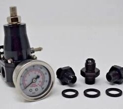 O'Reilly Auto Parts – 30-70 Psi Universal Fuel Pressure Regulator Gauge An6 Fittings Motor K Fpr USA