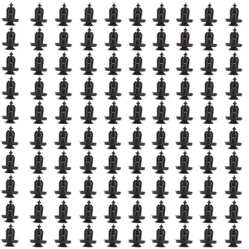O'Reilly – Nylon Black fender bumper fastener Auto clips(91505-S9A-003)- 100Piece
