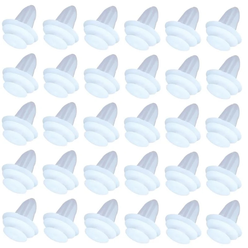 O'Reilly – Nylon White fender bumper fastener Auto clips( 94858299,90467-10161 )- 30Piece